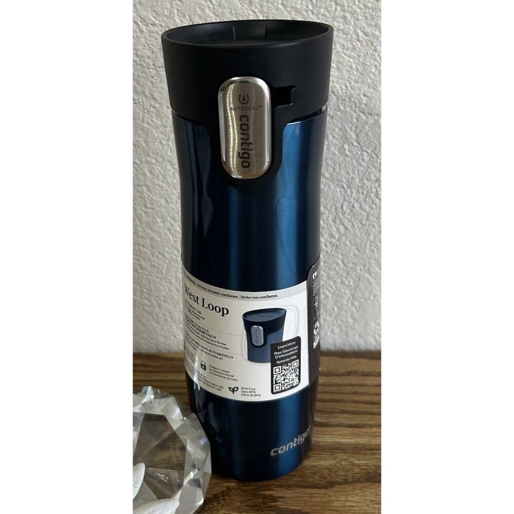 Contigo AUTOSEAL West Loop 3.0 Travel Mug Transparent Berry 20 Oz